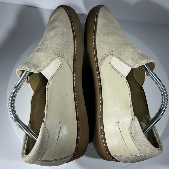 UGG Suede Leather Mens Driving Loafers Casual Shoes Size 10 Slip On Beige Comfy - Picture 7 of 11